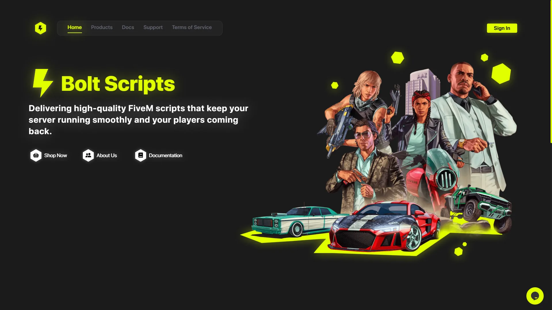 Bolt Scripts — Website